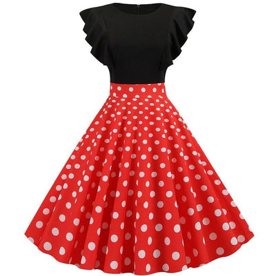 Vestido Rockabilly Manga Curta