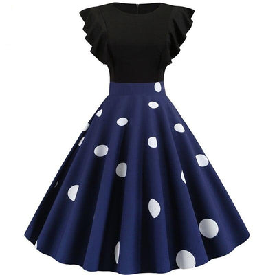 Vestido Rockabilly Manga Curta