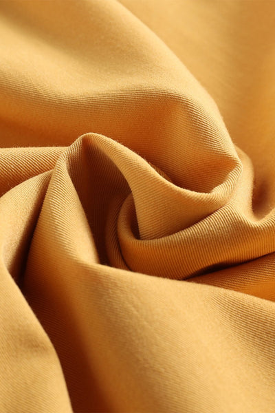 Vestido Midi Amarelo Vintage Anos 1950