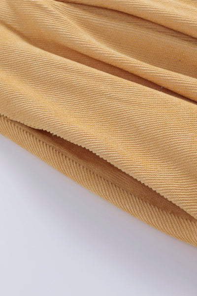 Vestido Midi Vintage De Manga Curta