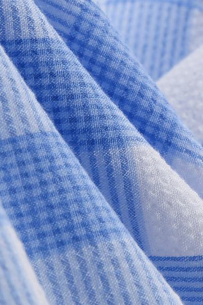 Vestido Retrô Feminino Xadrez Sem Costas