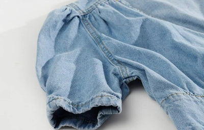 Vestido Azul Céu Anos 40