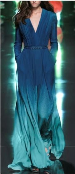 Vestido Azul Vintage Anos 40