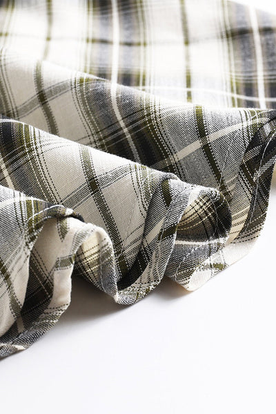 Vestido De Balanço Xadrez Vintage Anos 50