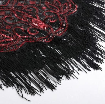 Xale Gatsby Vermelho