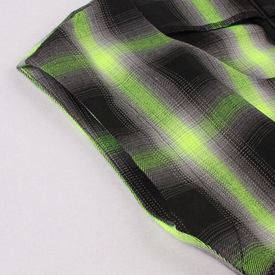 Vestido Xadrez Vintage Sem Mangas