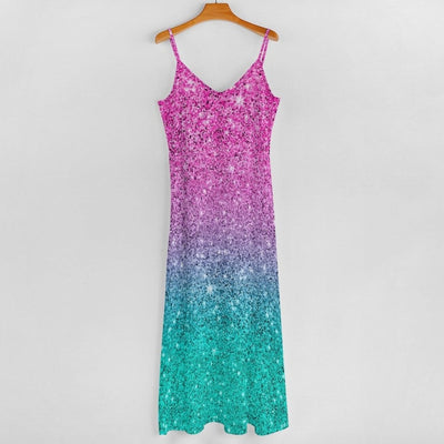 Vestido De Lantejoulas Anos 70
