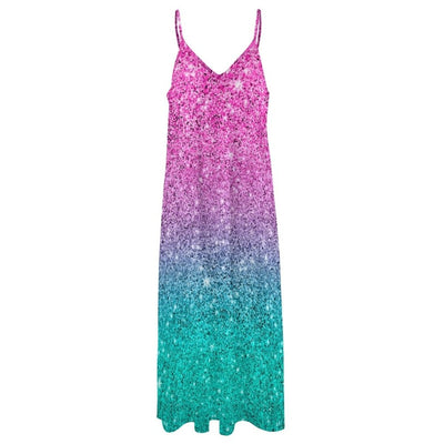 Vestido De Lantejoulas Anos 70