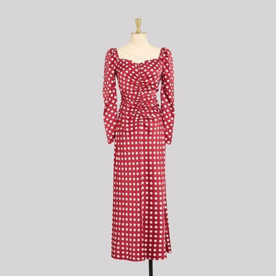 Vestido Vermelho Anos 40