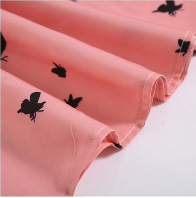 Vestido Anos 50 Com Borboletas