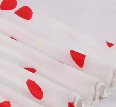 Vestido Anos 50 Com Pétalas