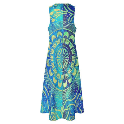 Vestido Hippie Místico Dos Anos 70
