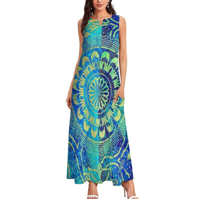 Vestido Hippie Místico Dos Anos 70