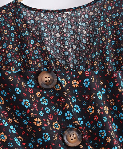 Vestido Preto Guingão Dos Anos 70