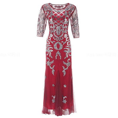 Vestido Vintage Vermelho Anos 20