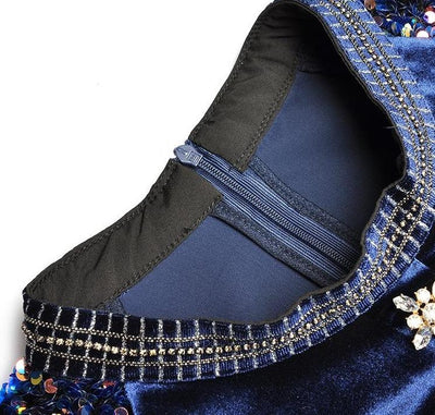 Vestido De Lantejoulas Anos 40