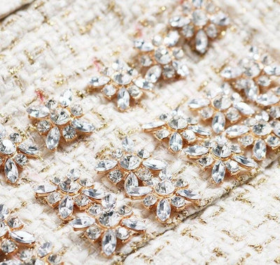 Vestido Tweed Anos 40