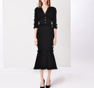 Vestido Sereia Anos 40