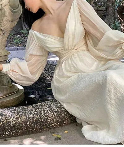 Vestido Vintage Com Babados Dos Anos 40