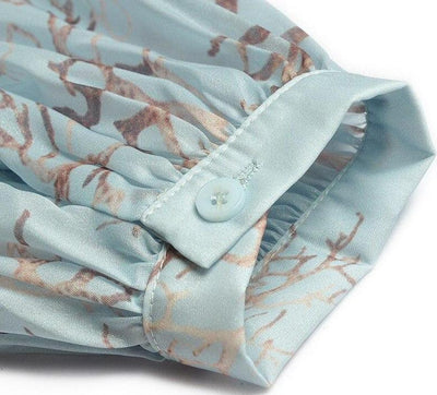 Vestido Azul Anos 40