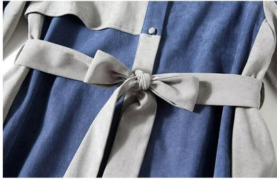 Chic Vestido Jazz Anos 40 Azul