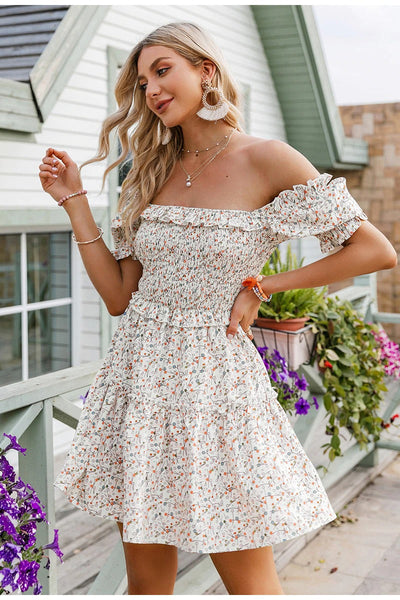 Vestido Vintage Decote Quadrado