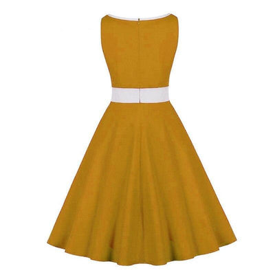 Vestido De Cerimônia Amarelo Anos 50