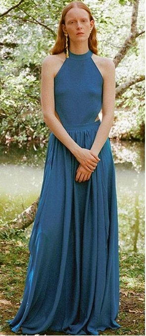 Vestido De Noite Chique Vintage