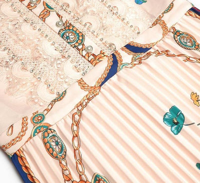 Vestido Estilo Anos 40 Rosa