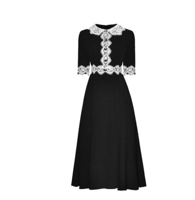 Vestido Vintage Preto Justo
