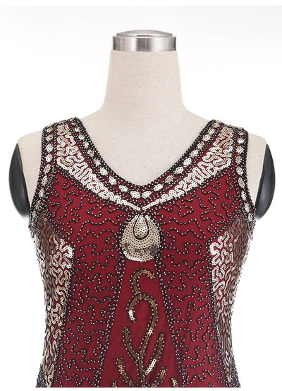 Vestido Gatsby - Vermelho Charleston