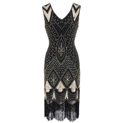 Vestido Chique Gatsby Preto