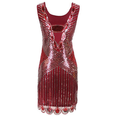 Vestido Curto Vermelho Gatsby