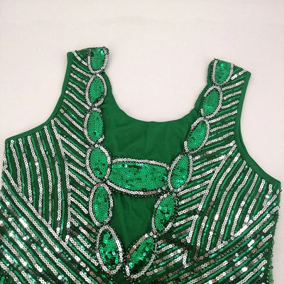 Vestido Curto Verde Gatsby