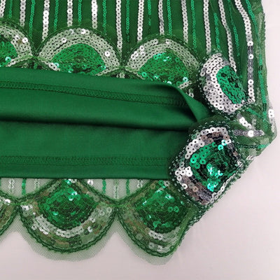 Vestido Curto Verde Gatsby