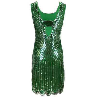Vestido Curto Verde Gatsby
