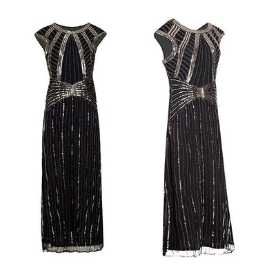 Vestido Longo Preto Gatsby