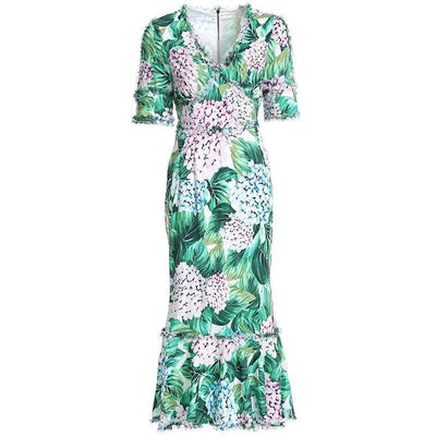 Vestido Estampado Vintage