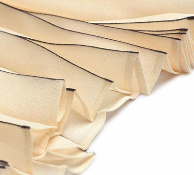 Vestido Longo Bege Dos Anos 1940