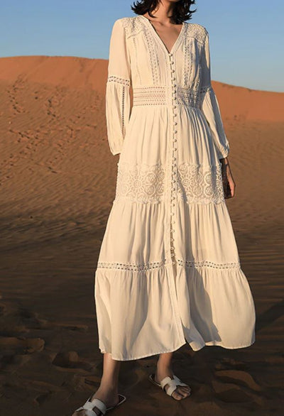 Vestido Maxi Anos 40