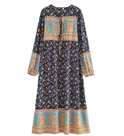 Vestido Longo Vintage Dos Anos 70