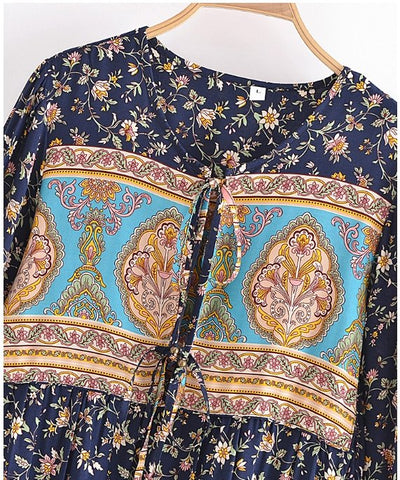 Vestido Longo Vintage Dos Anos 70