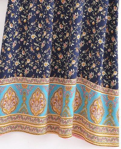 Vestido Longo Vintage Dos Anos 70