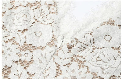 Vestido De Noiva Vintage De Renda Branca