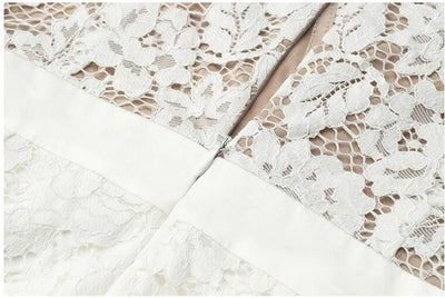 Vestido De Noiva Vintage De Renda Branca