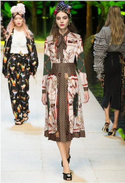 Vestido Midi Rosa Vintage