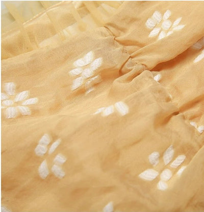 Vestido Retrô Da Moda Dos Anos 1940 Amarelo