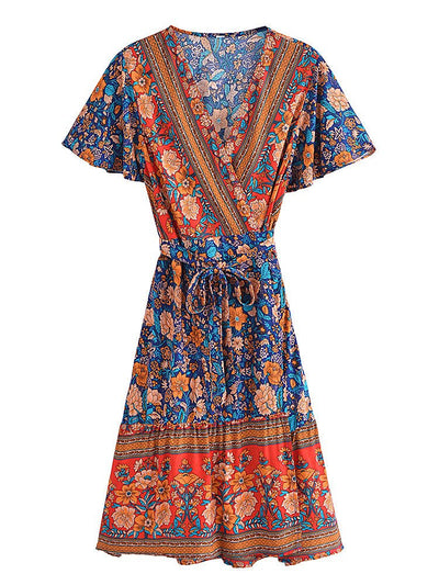 Vestido Retrô Dos Anos Setenta