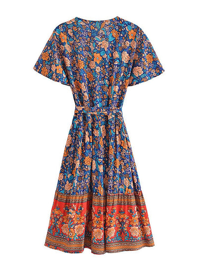 Vestido Retrô Dos Anos Setenta