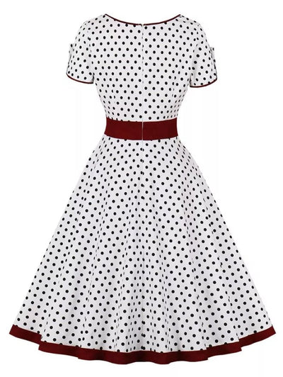 Vestido Vintage Retrô Dos Anos 50